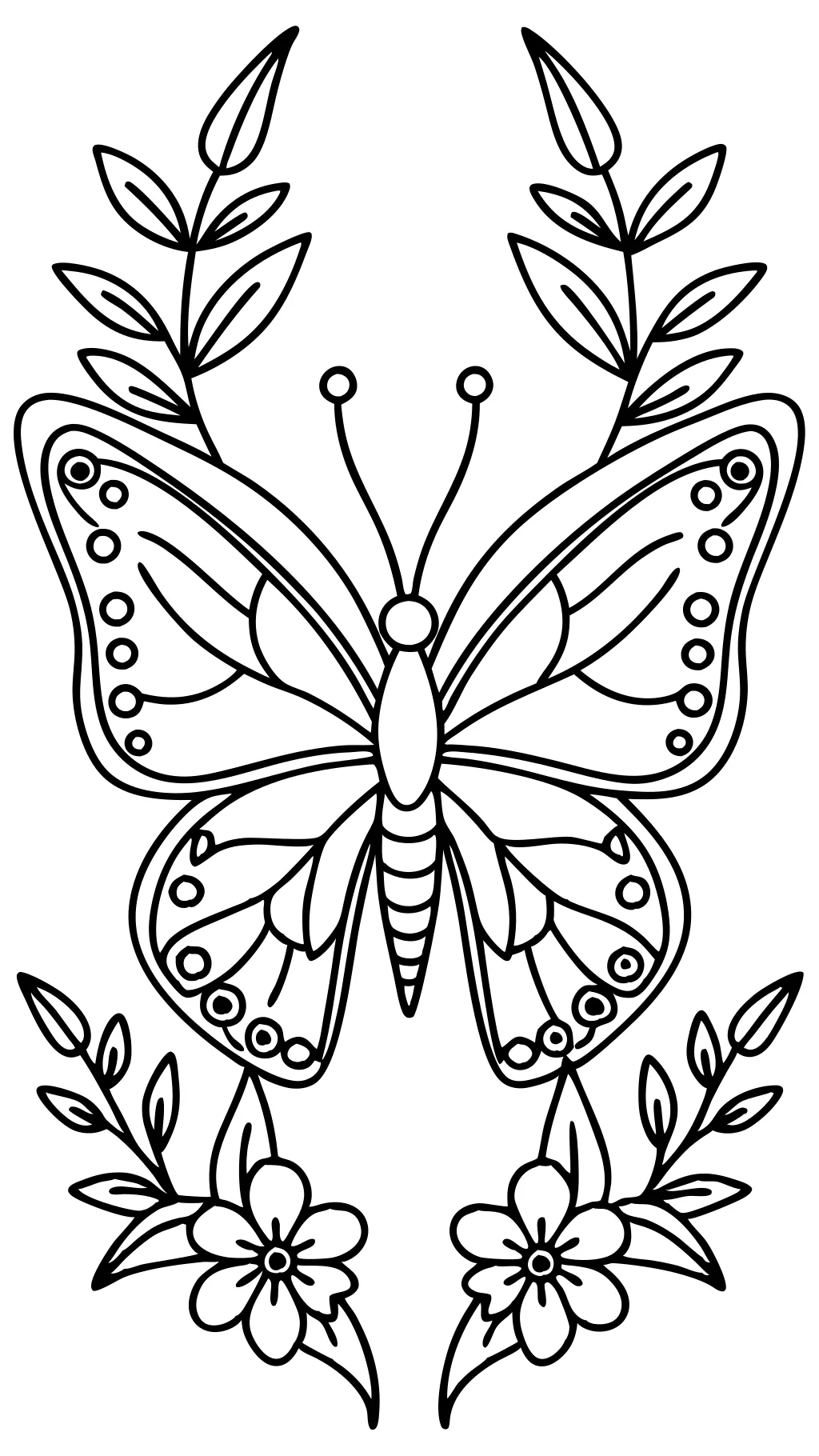 coloriage papillon